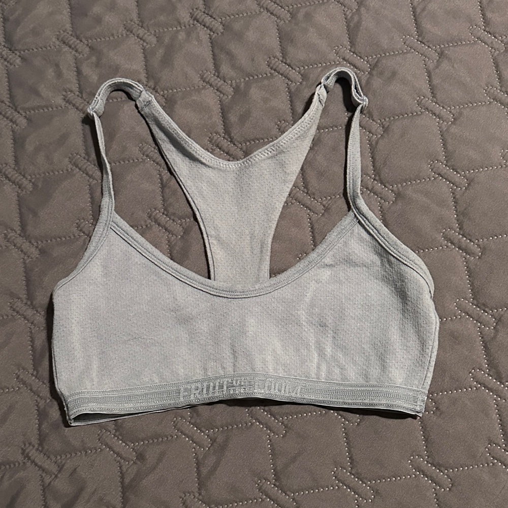 3/$10 Light Gray Racerback Sports Bra